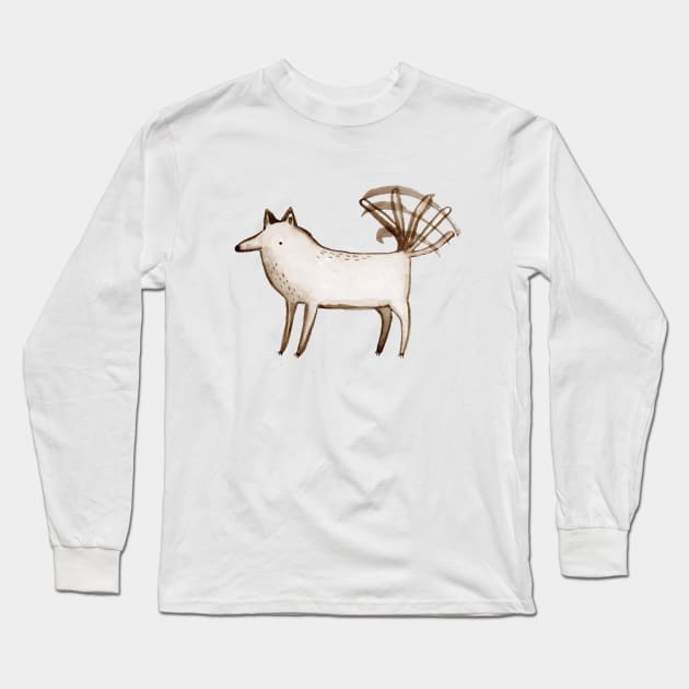 "I'm So Happy" - Dog Long Sleeve T-Shirt by Sophie Corrigan